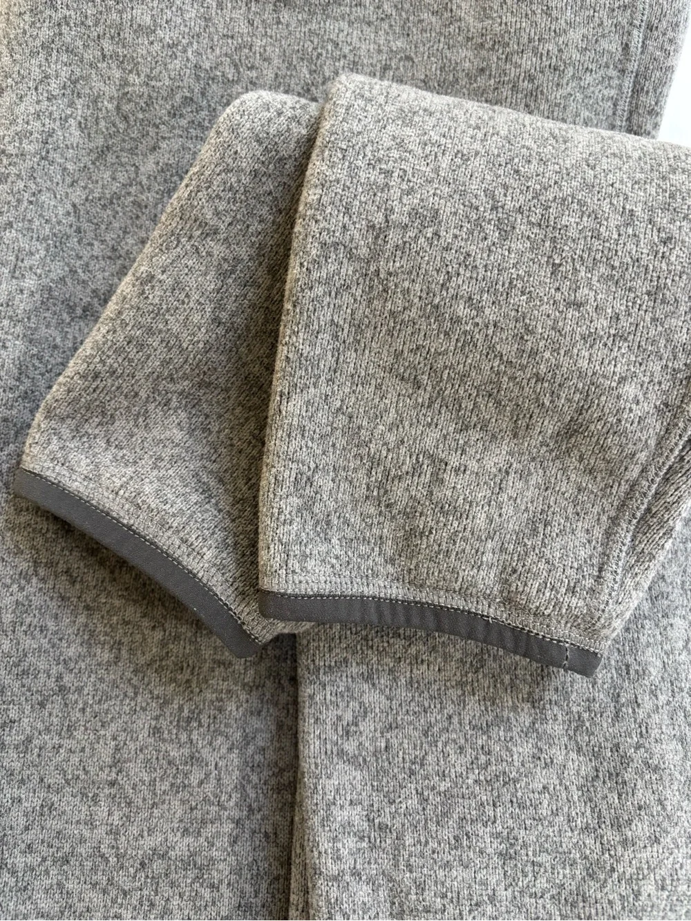 The North Face Gordon Lyons Quarter Zip Sweater Knit Fleece Pullover Gray L